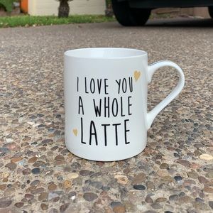 I Love You A Whole Latte Mug NWOT